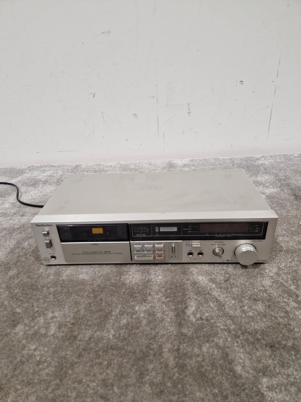 Technics Rs-m216 Cassette Deck - High Fidelity Audio, Dolby B/C Noise Reduction - Fair w/ Manuals