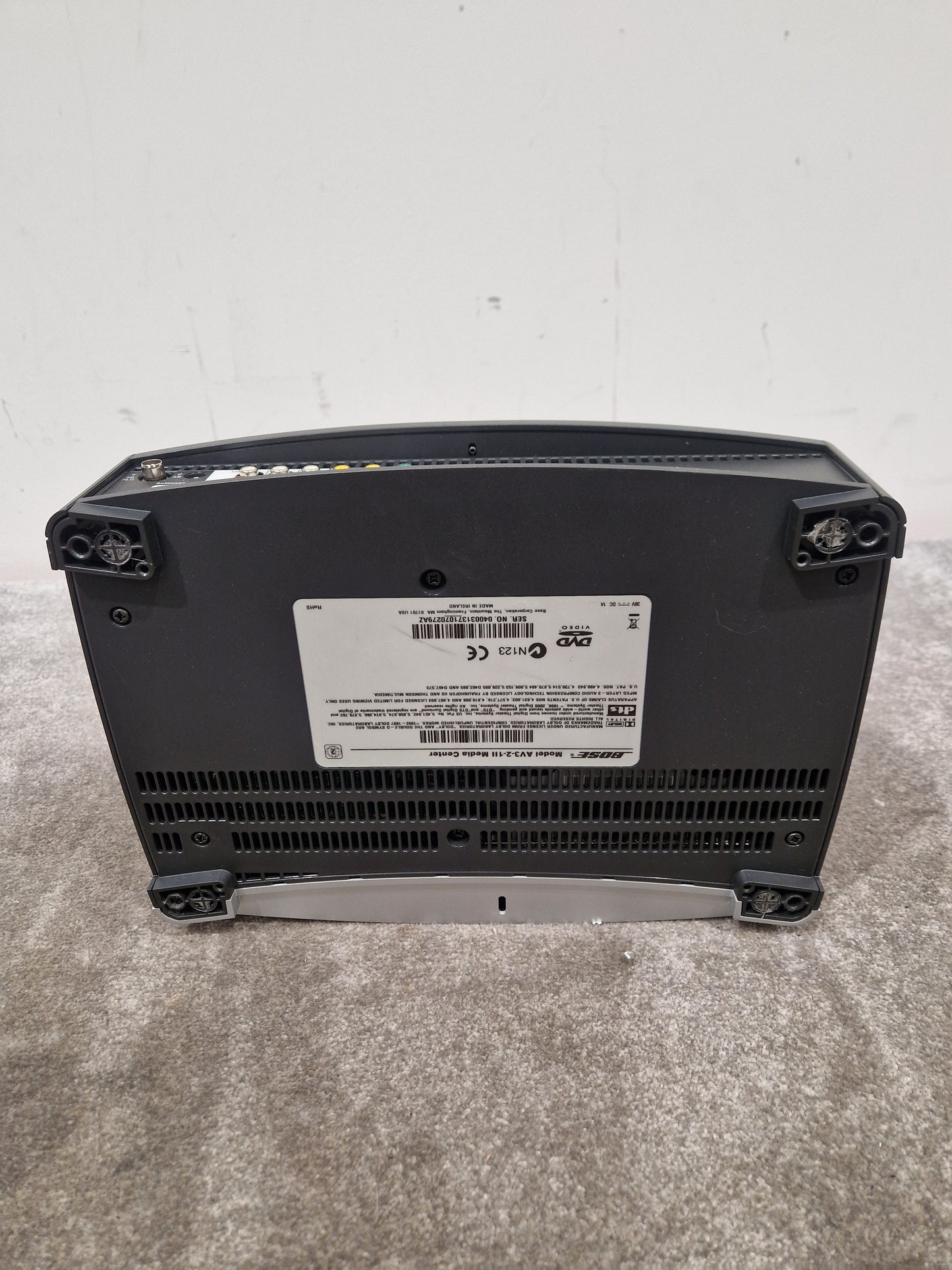 Bose Av3-2-1ii Home Entertainment System - Main Unit Only, Untested - Excellent w/ Power Supply & Manuals & Wires & remote Connector cables