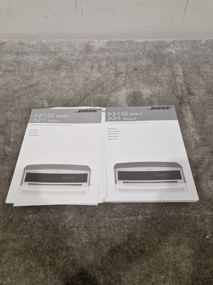 Bose Av3-2-1ii Home Entertainment System - Main Unit Only, Untested - Excellent w/ Power Supply & Manuals & Wires & remote Connector cables