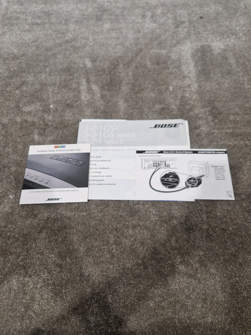 Bose Av3-2-1ii Home Entertainment System - Main Unit Only, Untested - Excellent w/ Power Supply & Manuals & Wires & remote Connector cables - Image 8