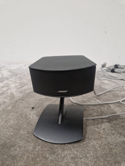 Bose Gem Speakers Pair - Compact Design, High-Quality Sound - Very Good w/ Stands
