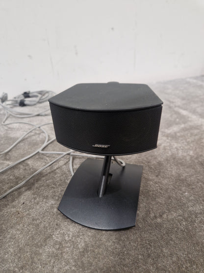 Bose Gem Speakers Pair - Compact Design, High-Quality Sound - Very Good w/ Stands