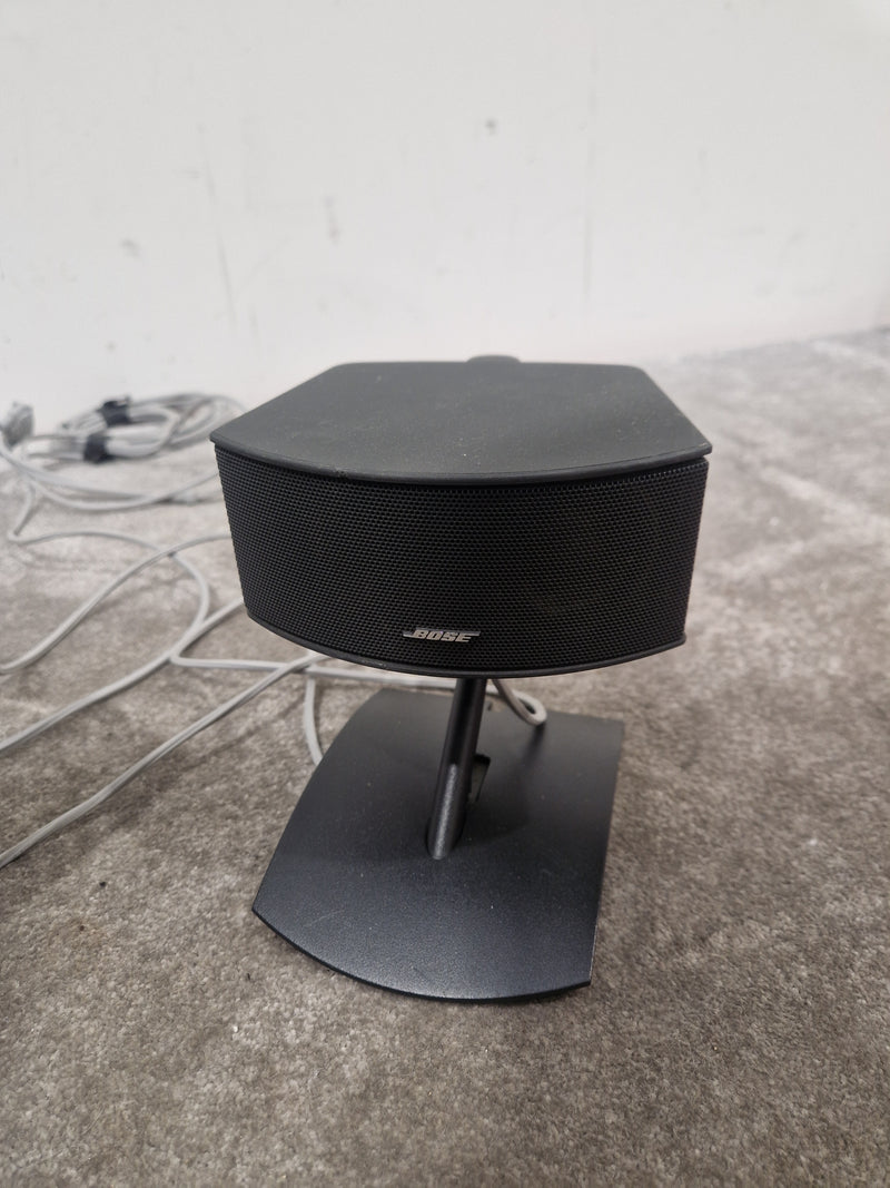 Bose Gem Speakers Pair - Compact Design, High-Quality Sound - Very Good w/ Stands - Image 2