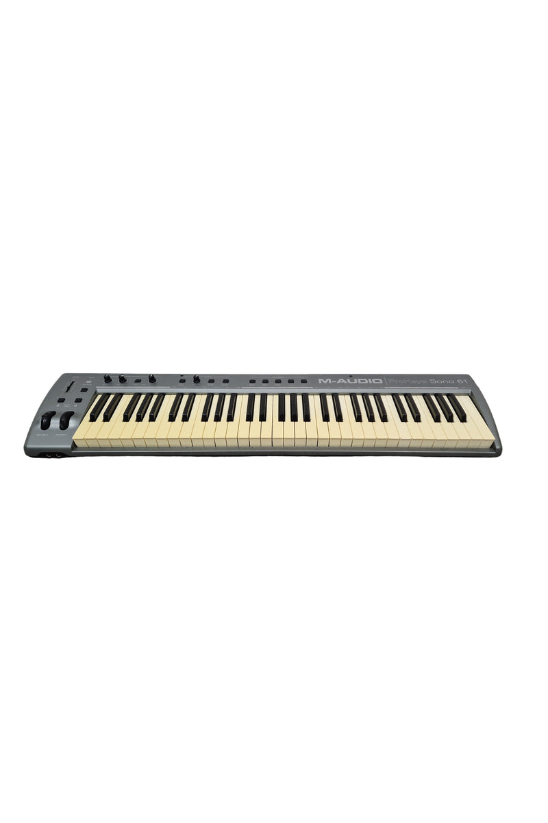 M-Audio ProKeys Sono 61 Keyboard – 61 Keys, USB/MIDI – Good - Image 1