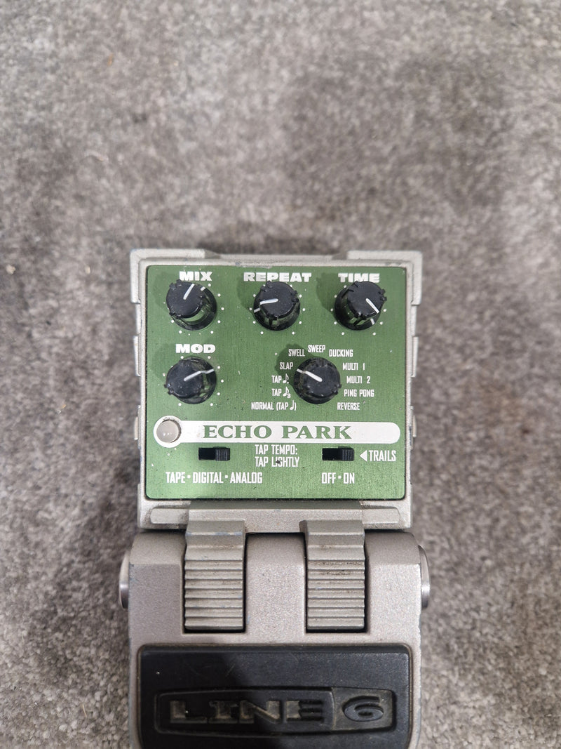 Line 6 Echo Park Effects Pedal - Stereo Delay, 7 Echo Types - Spares or Repairs - Image 6
