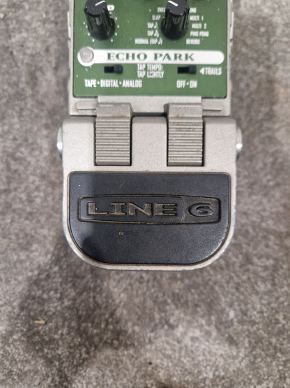 Line 6 Echo Park Effects Pedal - Stereo Delay, 7 Echo Types - Spares or Repairs