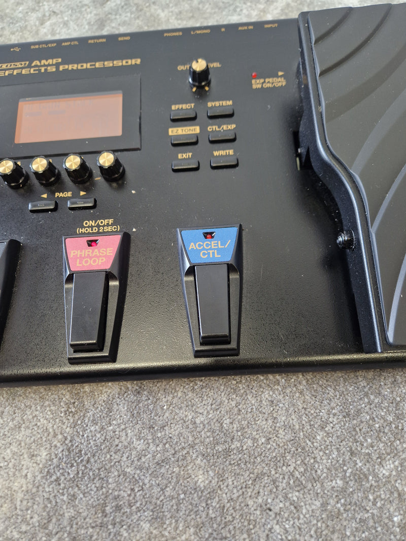 Boss Gt-100+ Guitar Effects Processor - 100 Presets, EZ Tone - Very Good w/ Power Supply & Manuals & Soft Case - Image 3