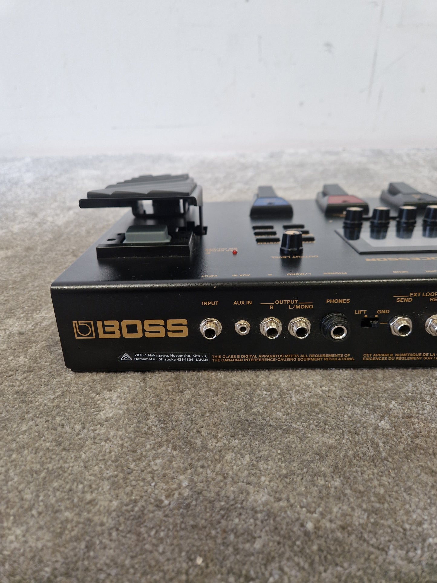 Boss Gt-100+ Guitar Effects Processor - 100 Presets, EZ Tone - Very Good w/ Power Supply & Manuals & Soft Case