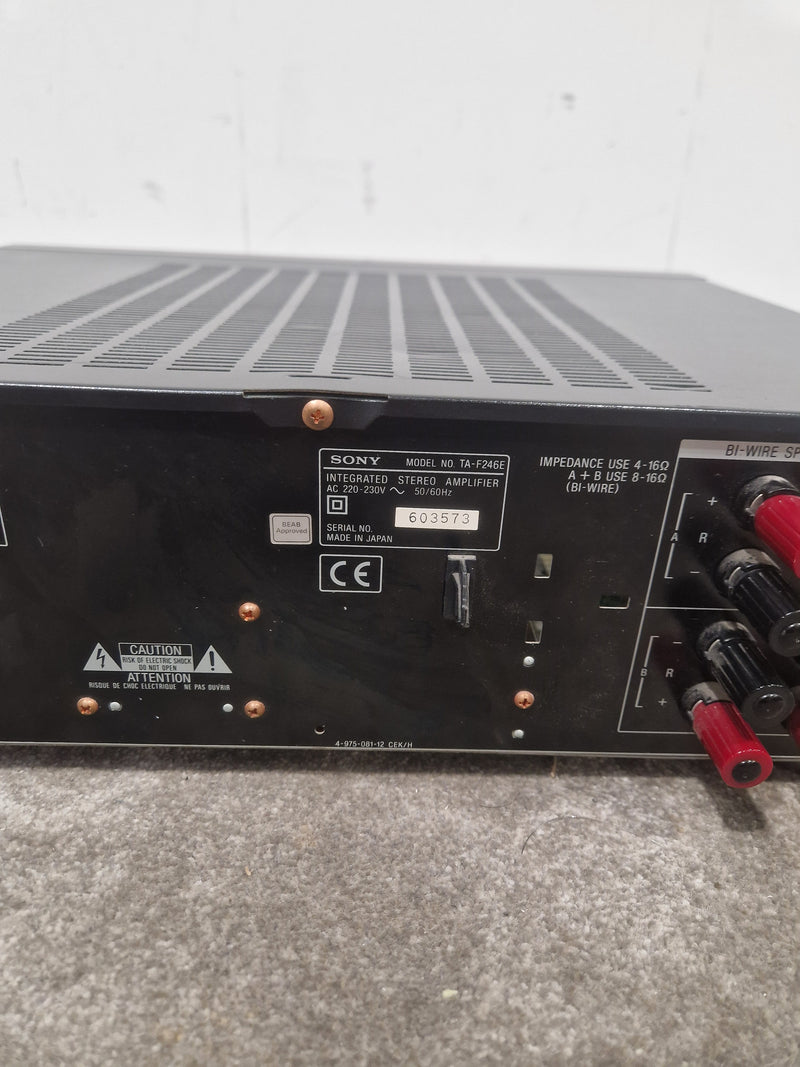Sony TA F264E - Hi-Fi Stereo Amplifier - Very Good w/ Power Supply - Image 8