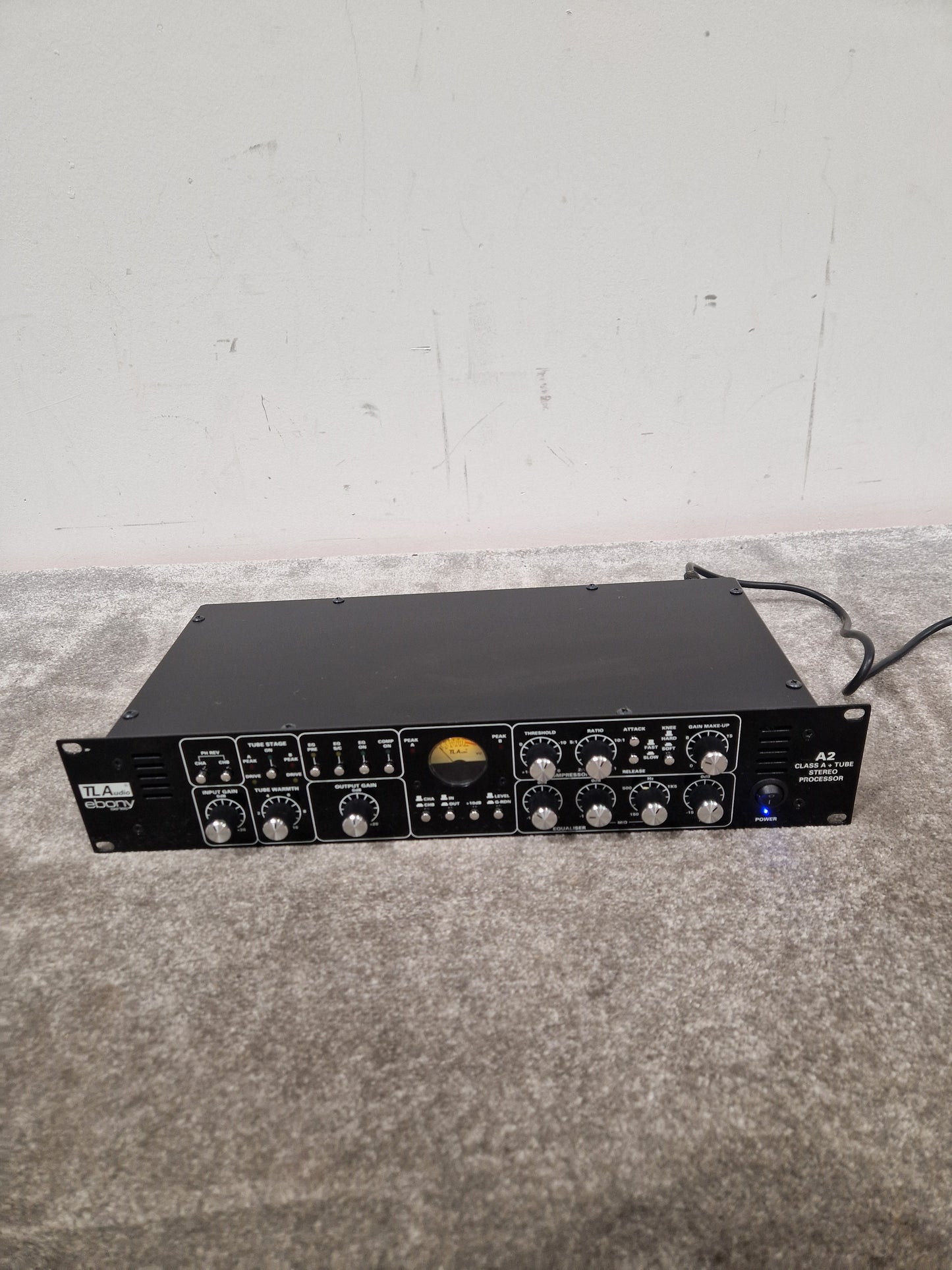 TL Audio Ebony A2 - Dual-Channel Tube Processor - Excellent w/ Power Supply