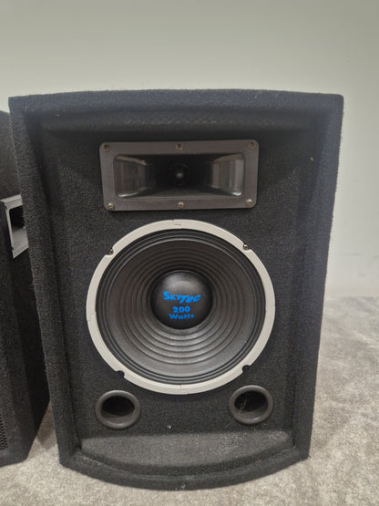 Skytec 200 Watt Speakers Pair - Passive Speakers, 2-Way System - Excellent