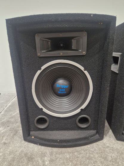 Skytec 200 Watt Speakers Pair - Passive Speakers, 2-Way System - Excellent