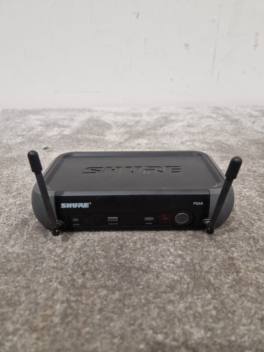 Shure Pgx4 Wireless Receiver - UHF Frequency, Diversity Operation - Excellent w/ Power Supply