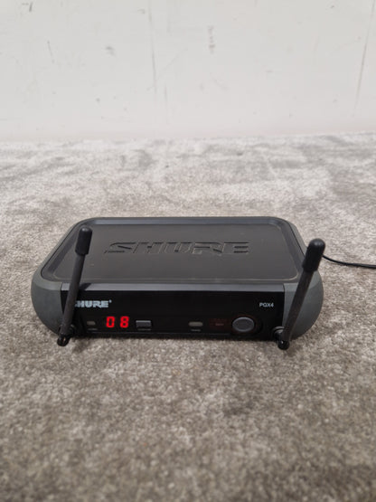 Shure Pgx4 Wireless Receiver - UHF Frequency, Diversity Operation - Excellent w/ Power Supply