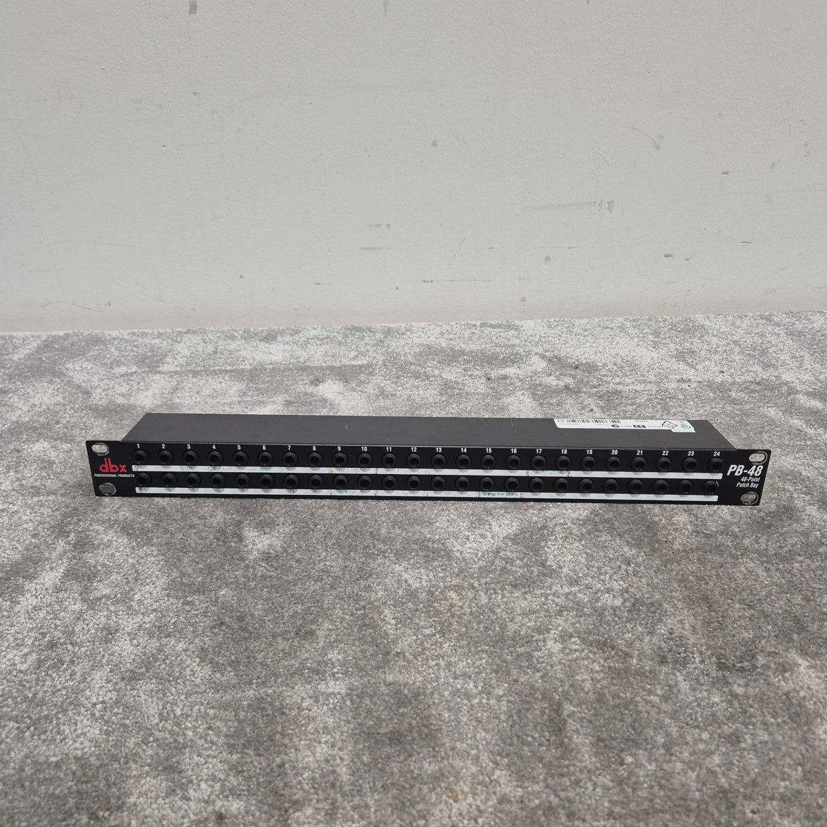 DBX PB-48 – 48-Point Rackmount Patch Bay – Good