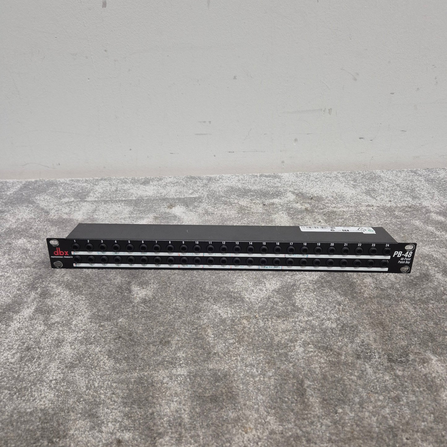 DBX PB-48 – 48-Point Rackmount Patch Bay – Good