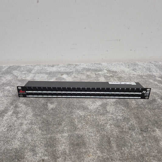 DBX PB-48 – 48-Point Rackmount Patch Bay – Good