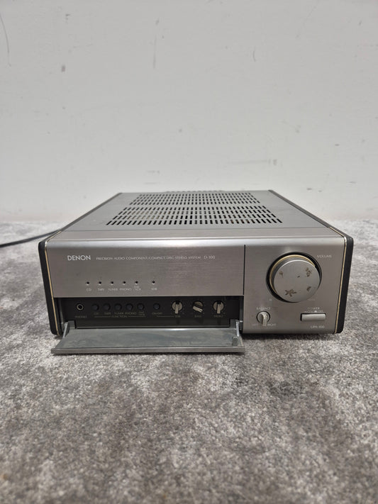 Denon UPA-100 – Compact Stereo Hi-Fi Amplifier – Very Good w/ Power Supply