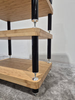 Atacama Evoque Eco 60-40 Modular Hi-fi Rack - Bamboo Construction, Vibration Dampening - Excellent - Image 3