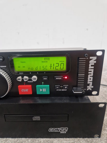 Numark CDN22 MK4 - Dual CD Player - Excellent w/ Power Supply