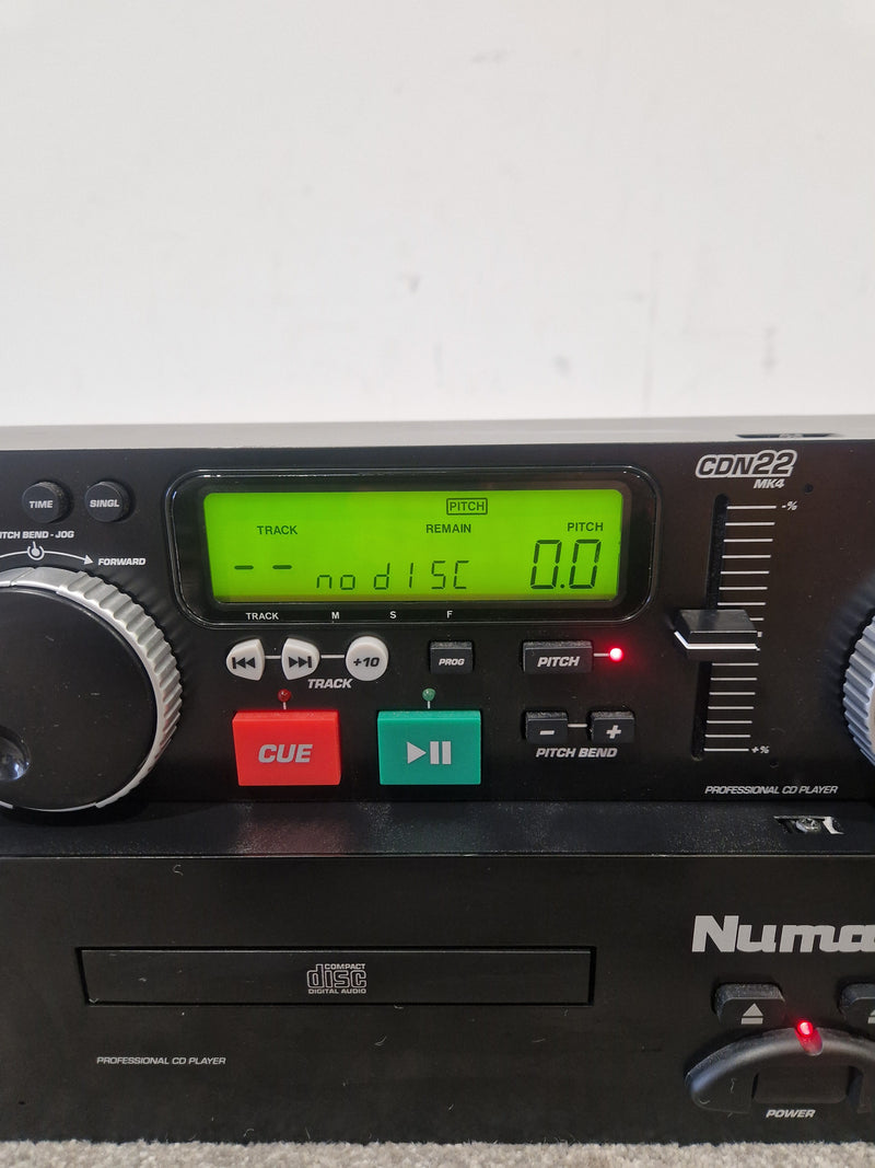 Numark CDN22 MK4 - Dual CD Player - Excellent w/ Power Supply - Image 9