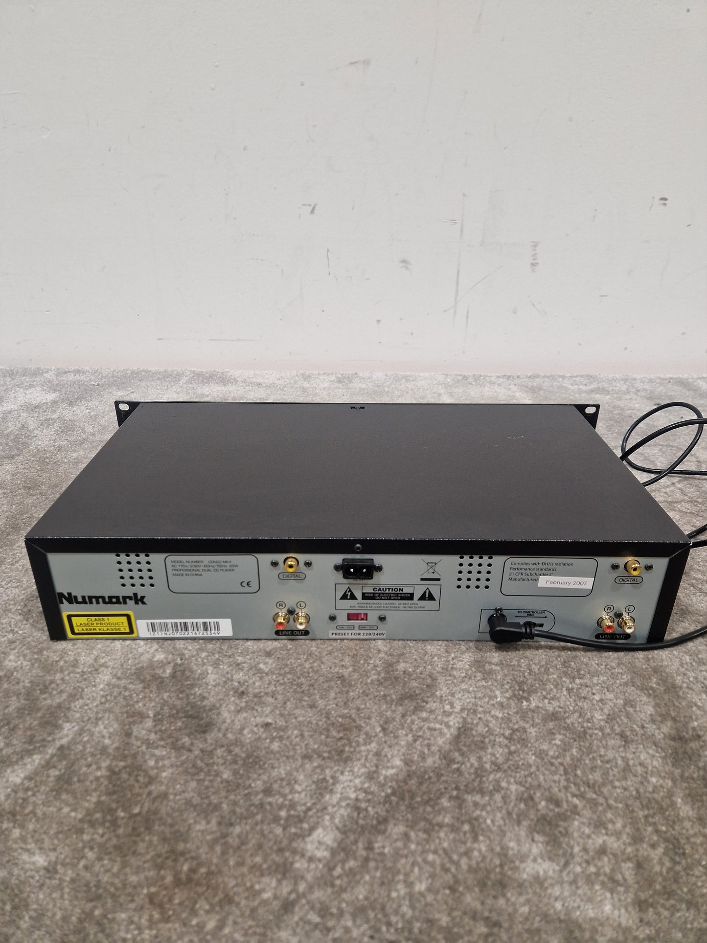 Numark CDN22 MK4 - Dual CD Player - Excellent w/ Power Supply