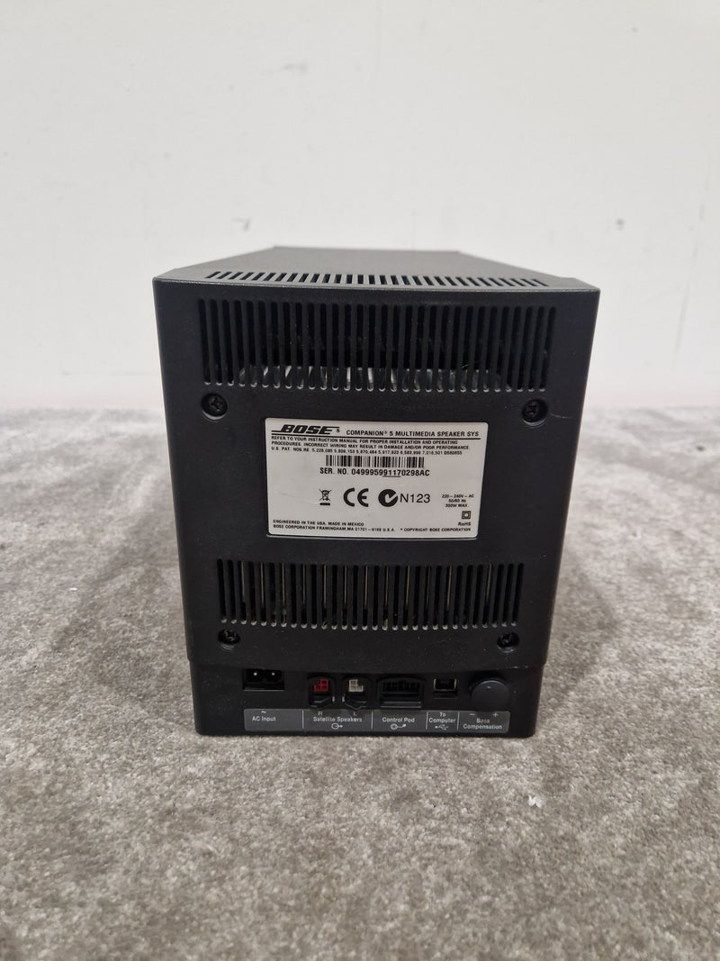 Bose Companion 5 Multimedia Speaker System - Premium 2.1 Audio - Excellent w/ Power Supply - Image 5