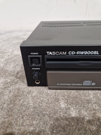 Tascam CD-RW900SL – Professional CD Recorder – Very Good w/ Power Supply & Remote