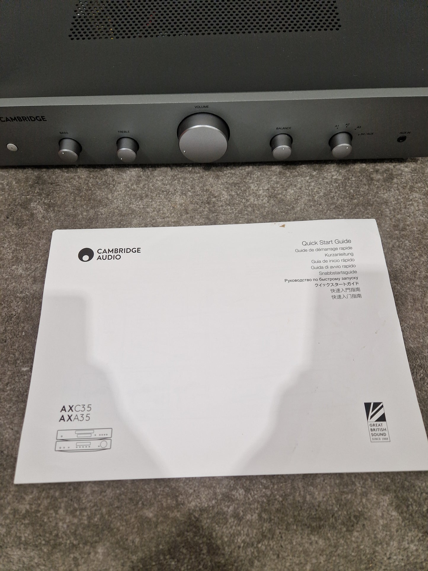Cambridge Audio AXA25 - 25W Integrated Amplifier - Excellent w/ Power Supply