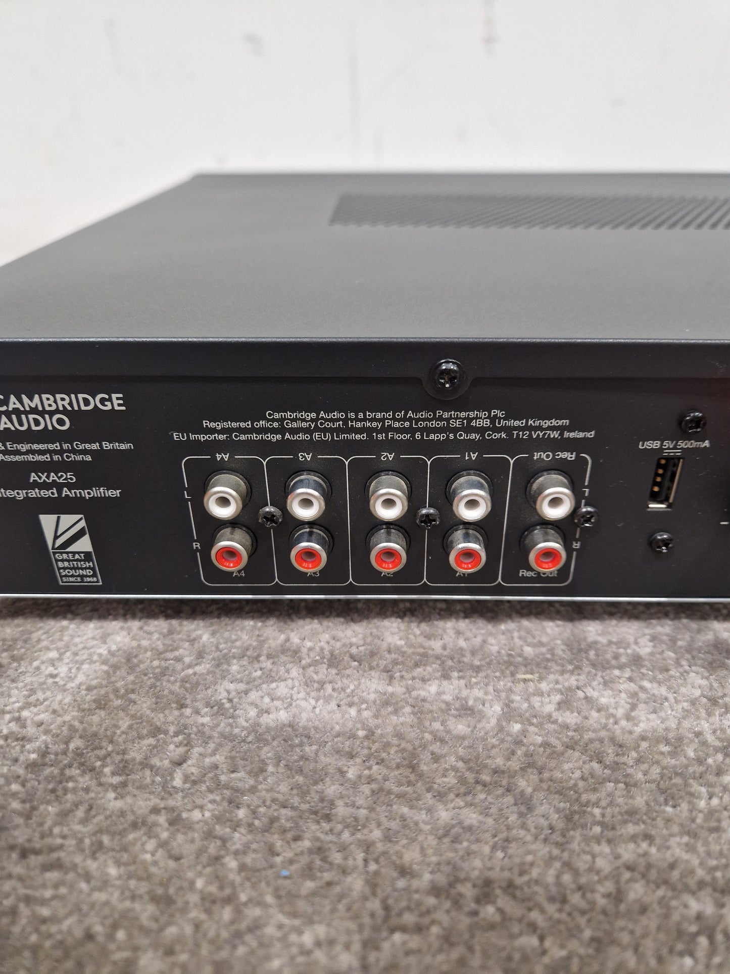 Cambridge Audio AXA25 - 25W Integrated Amplifier - Excellent w/ Power Supply