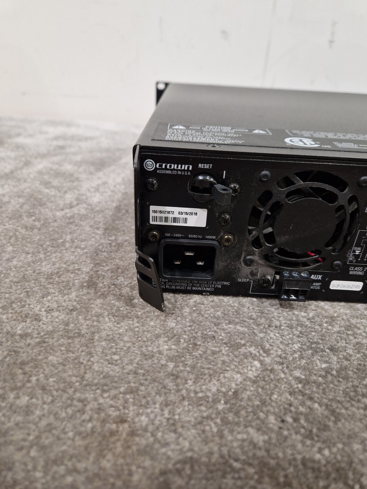 Crown Dci 8|600n - 8-Channel Network Amplifier - Excellent w/ Power Supply