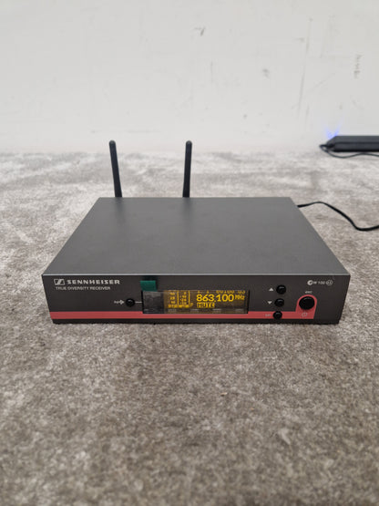 Sennheiser True Diversity Receiver EM100 G3 - Reliable Wireless Solution - Excellent w/ Power Supply & International Plug adapters