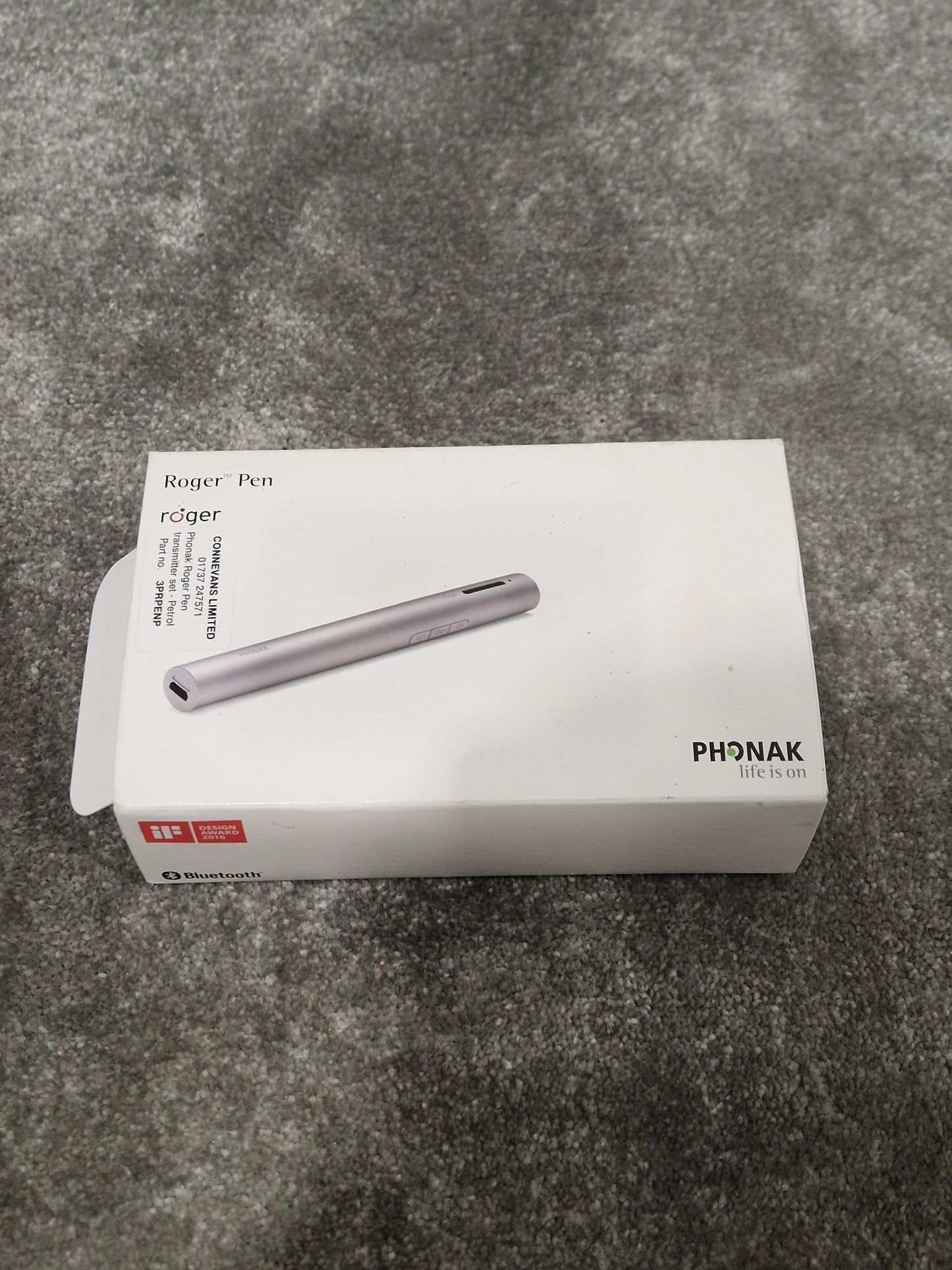 Phonak Roger Pen - Wireless Microphone System - Excellent w/ Original Box & Power Supply