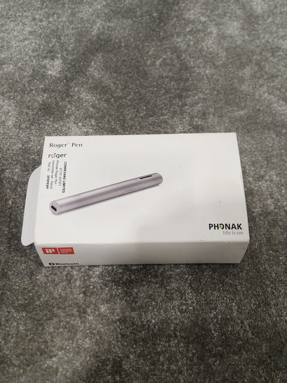 Phonak Roger Pen - Wireless Microphone System - Excellent w/ Original Box & Power Supply