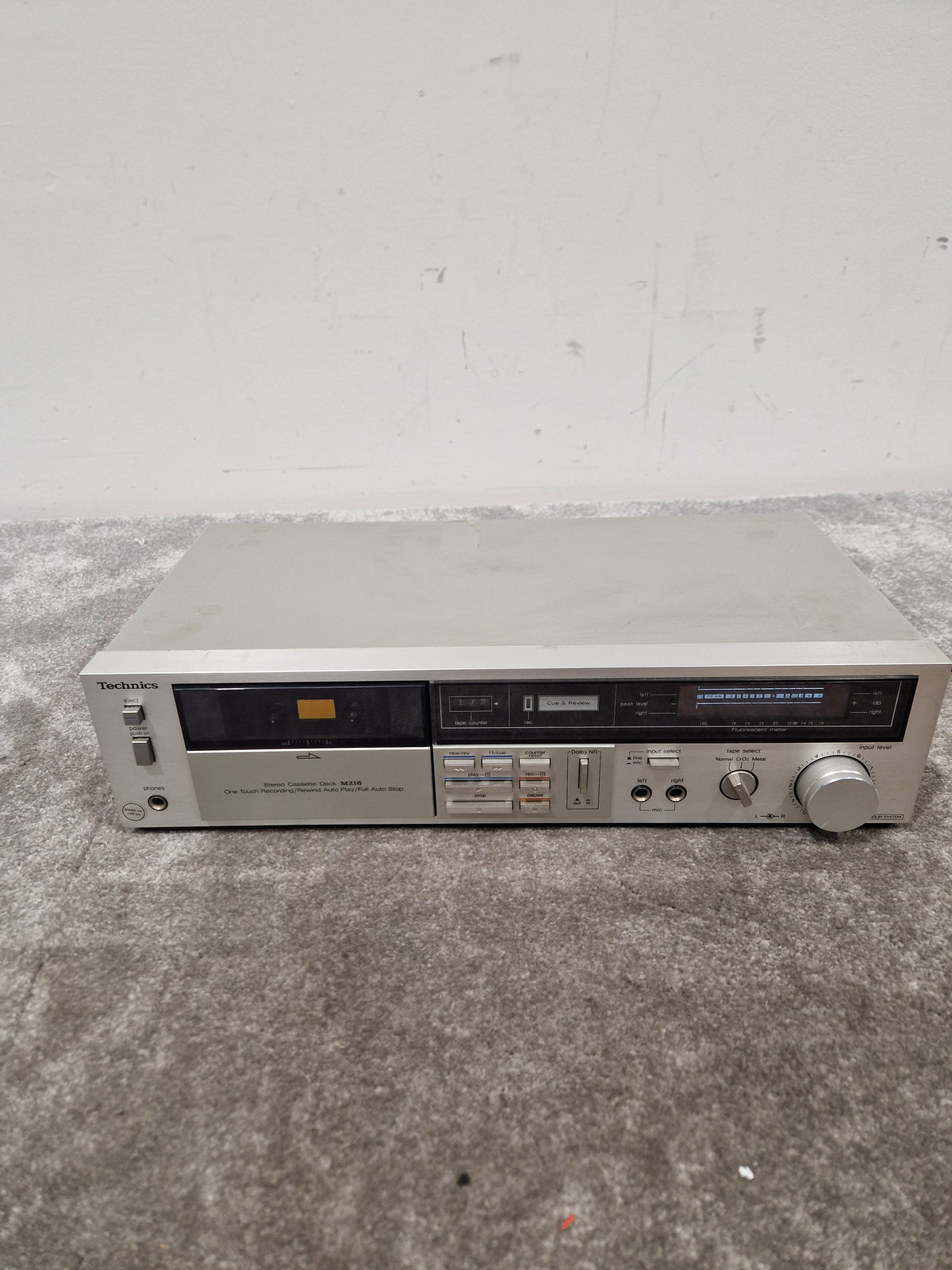 Technics RS-M216 - Cassette Deck - Spares or Repair w/ Manual