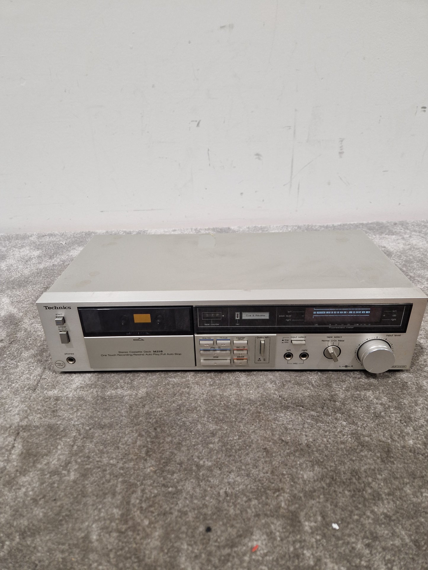 Technics RS-M216 - Cassette Deck - Spares or Repair w/ Manual