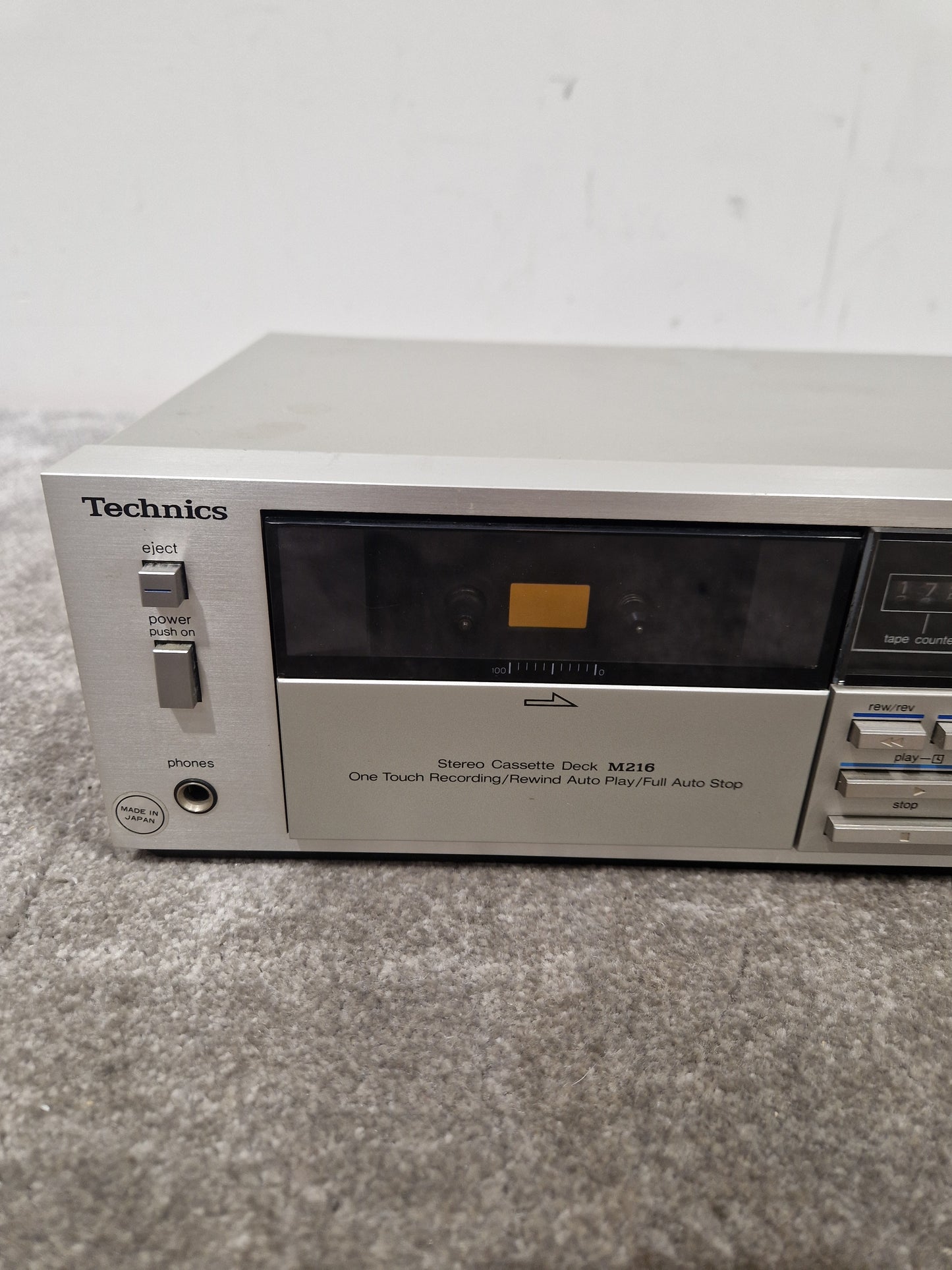 Technics RS-M216 - Cassette Deck - Spares or Repair w/ Manual