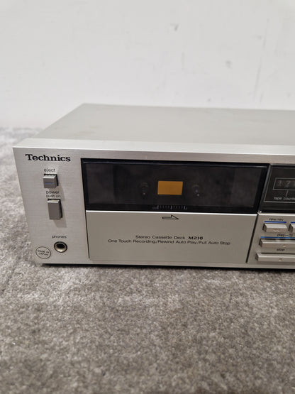 Technics RS-M216 - Cassette Deck - Spares or Repair w/ Manual