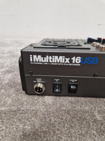 Alesis IMultiMix 16USB Mixing Desk - 16-Channel Mixer - Excellent