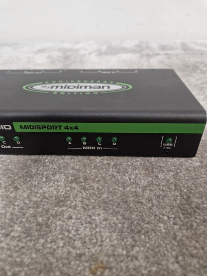 M-Audio Midisport 4X4 - 4-in/4-out MIDI Interface - Excellent
