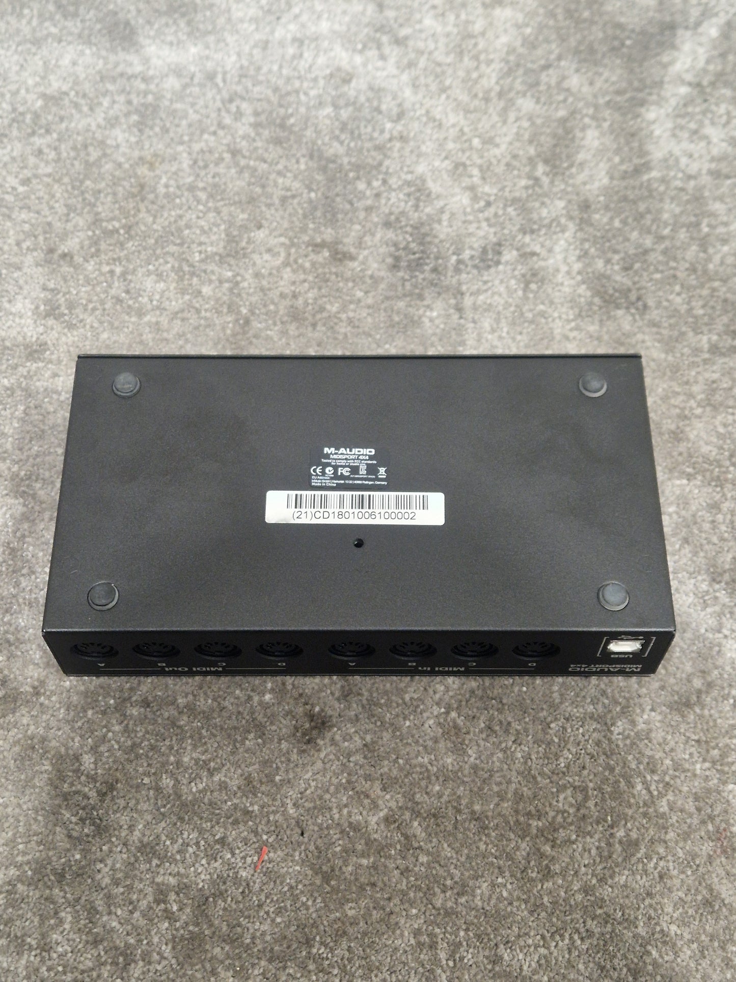 M-Audio Midisport 4X4 - 4-in/4-out MIDI Interface - Excellent