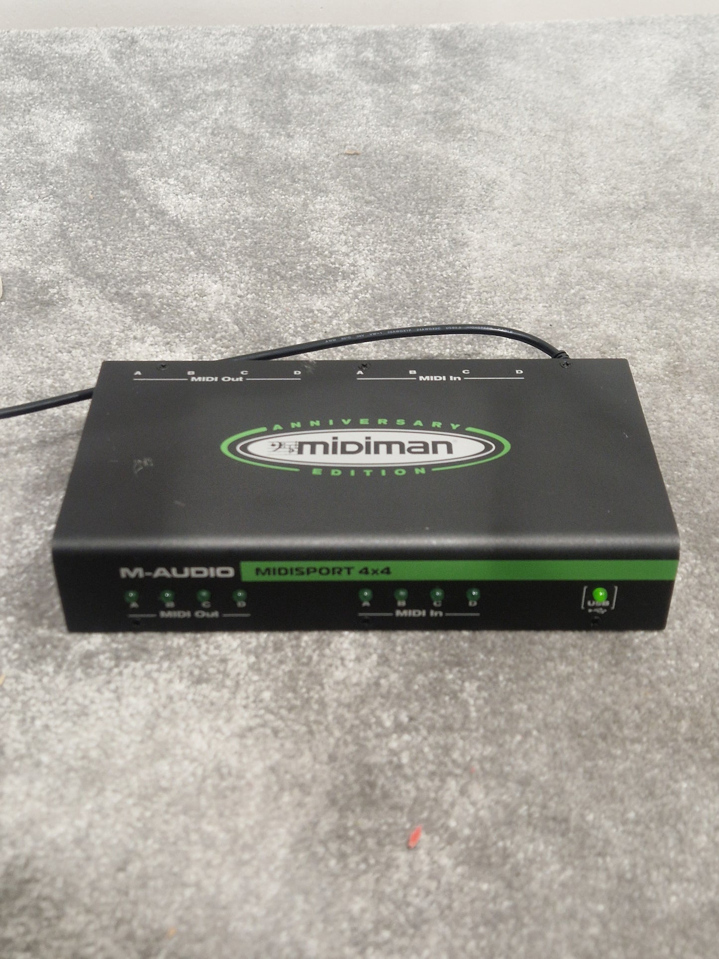 M-Audio Midisport 4X4 - 4-in/4-out MIDI Interface - Excellent