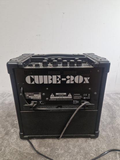 Roland Cube 20X - Compact Guitar Amp - Excellent w/ Guitar Lead,Manuals