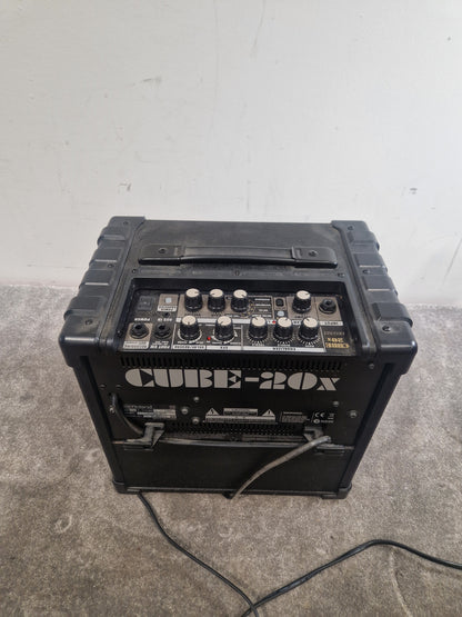 Roland Cube 20X - Compact Guitar Amp - Excellent w/ Guitar Lead,Manuals