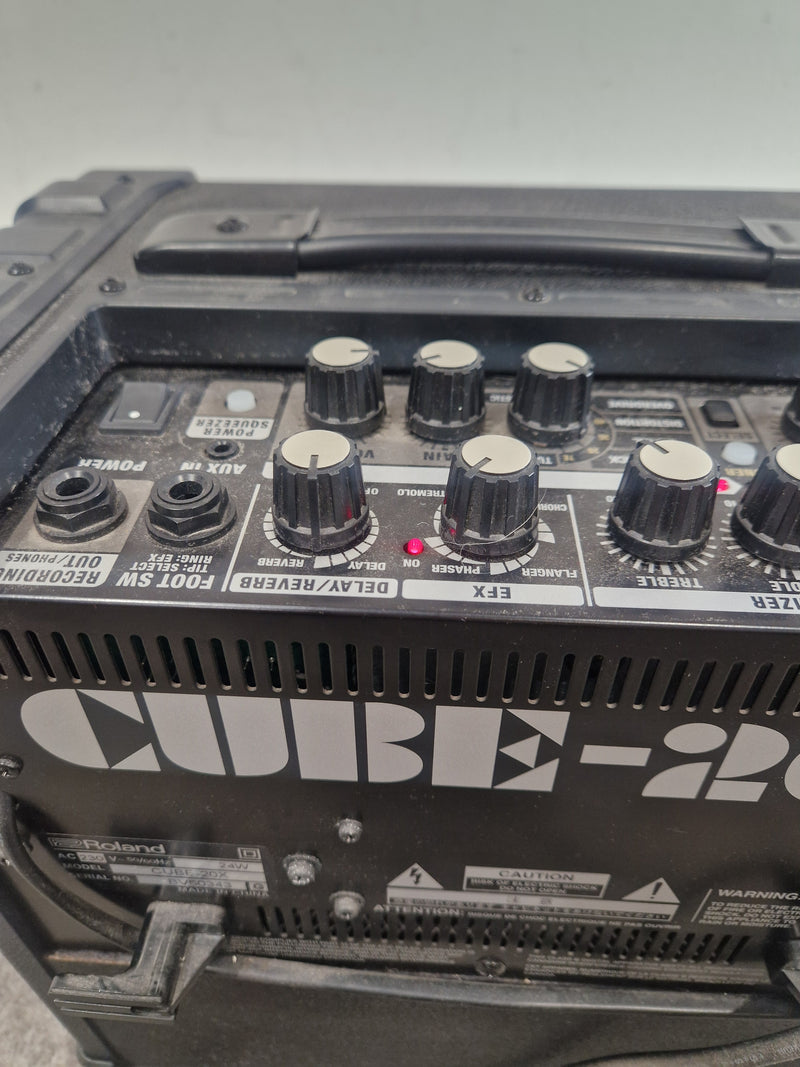 Roland Cube 20X - Compact Guitar Amp - Excellent w/ Guitar Lead,Manuals - Image 9