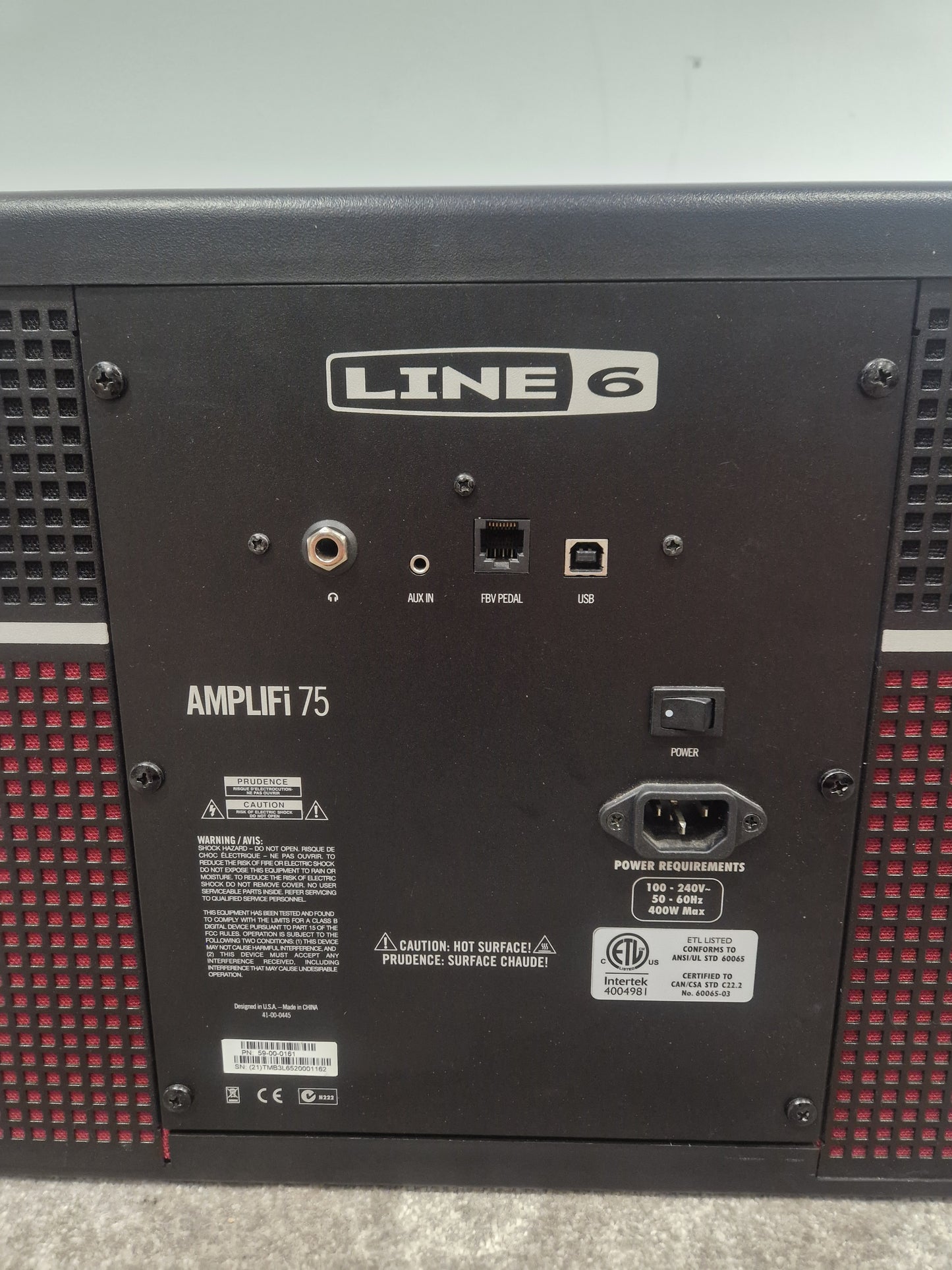 Line 6 Amplifi 75 - Bluetooth Modeling Amp - Excellent w/ Power Supply