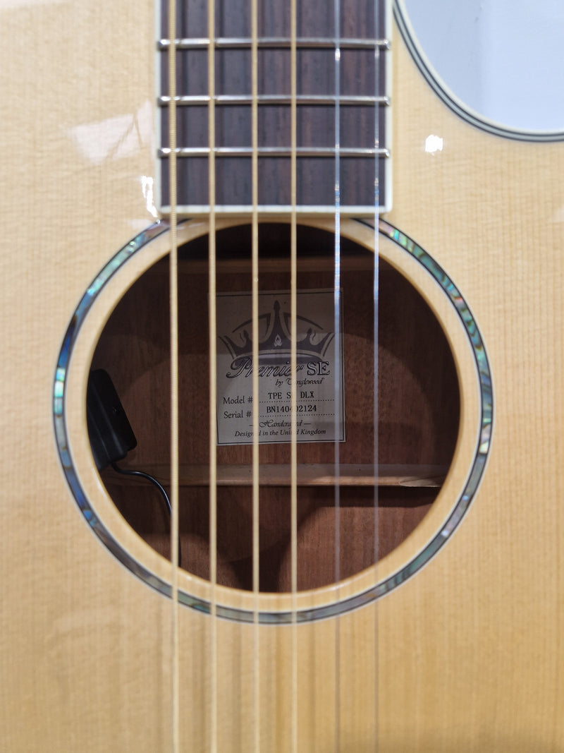 Tanglewood Tpe SF-DLX - Deluxe Electro-Acoustic Guitar - Excellent w/ Hard Case - Image 8