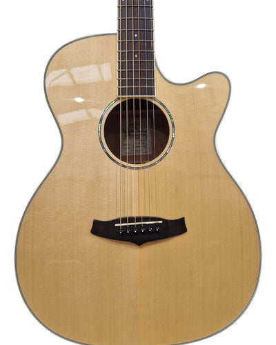Tanglewood Tpe SF-DLX - Deluxe Electro-Acoustic Guitar - Excellent w/ Hard Case