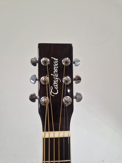 Tanglewood Tpe SF-DLX - Deluxe Electro-Acoustic Guitar - Excellent w/ Hard Case