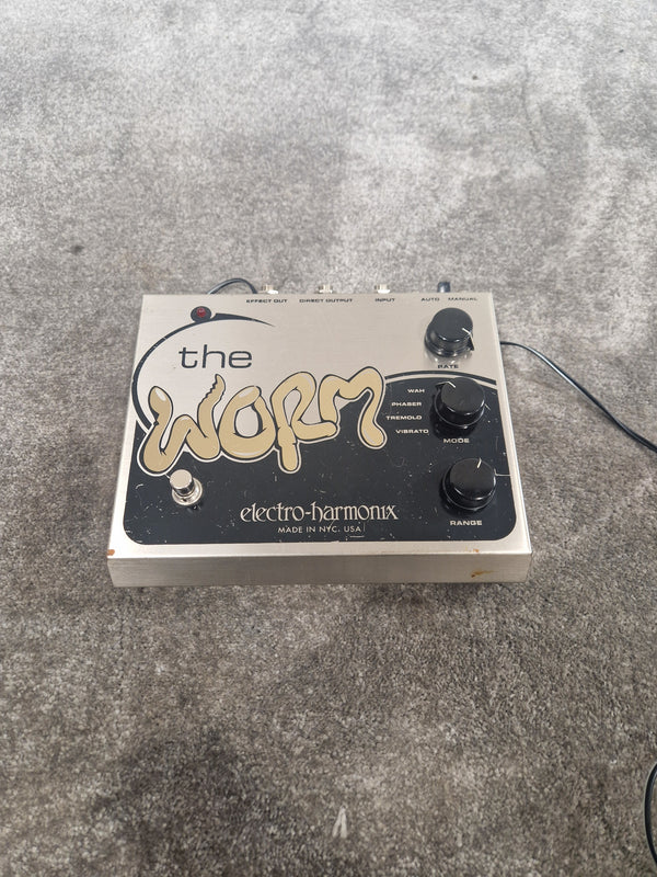Electro-Harmonix The Worm - Analog Modulation Pedal - Spares or Repair w/ Power Supply